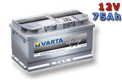 Акумулатор (десен плюс) 75 Ah. E46 Start Stop VARTA VT 575500S