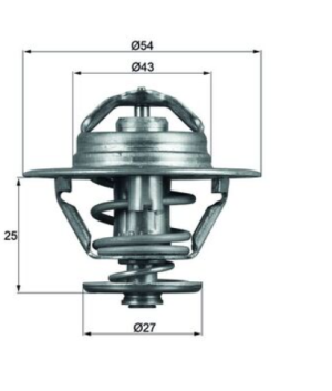 Термостат  (83°C) IVECO DAILY I, DAILY III; CITROEN JUMPER I; FIAT DUCATO; PEUGEOT BOXER; MULTICAR FUMO 2.3D-2.8D (01.82-) ORIGINAL IVECO IV 500329622 