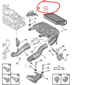 Въздушен филтър CITROEN BERLINGO, BERLINGO MULTISPACE, BERLINGO/MINIVAN, C3 II, C3 II/HATCHBACK, C3 PICASSO, C4 AIRCROSS, C4 CACTUS, C4 GRAND PICASSO I 1.4D/1.6D (02.06-) FEBI FE171968